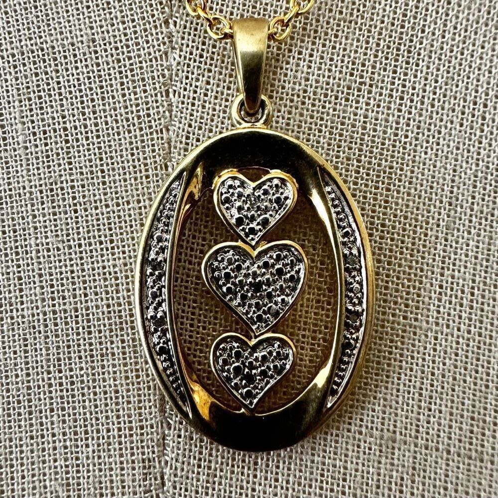 Danbury Mint “My Daughter ‘I Love You’” Diamond Pendant Necklace